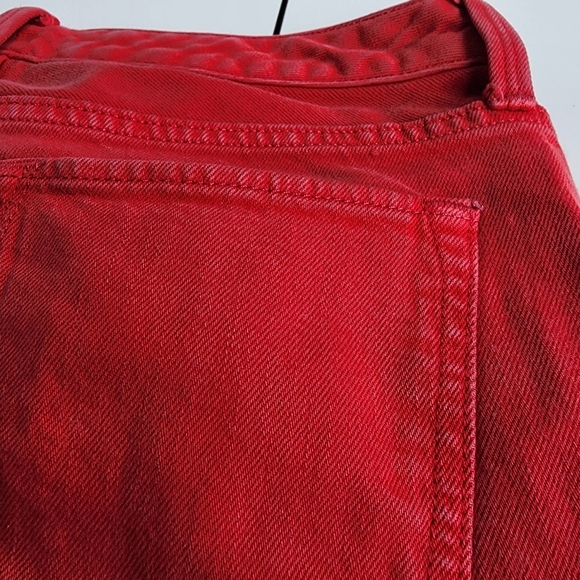 Banana Republic Washed Red Women's Skinny Jeans Red Size 27 Cotton 30×29J3 - Picture 12 of 12